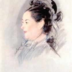 Lady with Hair Up